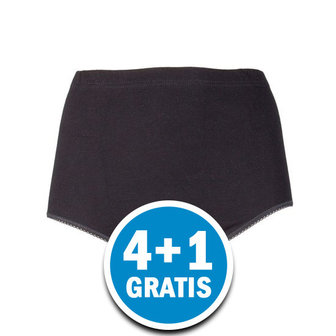 Beeren Dames Tailleslip Briljant Maxi Zwart 2-Pack Voordeelpakket
