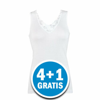 Beeren Dames Hemd Beatrix Wit  Voordeelpakket