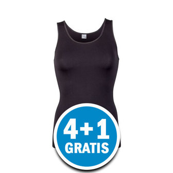 Beeren Elegance Dames Hemd Zwart  Voordeelpakket