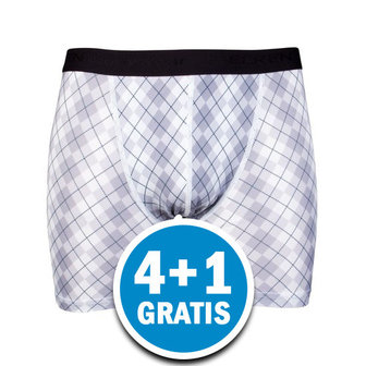 Beeren Heren Boxershort Jayden Wit  Voordeelpakket
