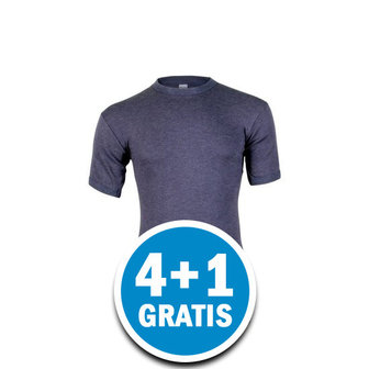 Beeren Thermo Heren T-shirt Donkerblauw Voordeelpakket