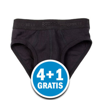 Beeren Young Jongens Slip Zwart 2-Pack Voordeelpakket