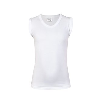 Beeren Jongens Comfort Feeling Mouwloos Shirt Wit Voordeelpakket