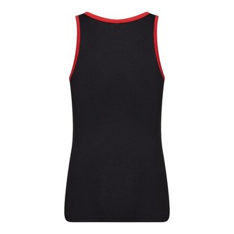 Beeren Meisjes Hemd Mix & Match Rood / Zwart 2-Pack Voordeelpakket