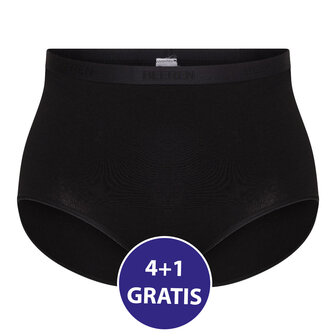 Beeren Dames Slip Comfort-XL Zwart Voordeelpakket