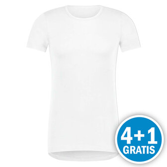 Beeren Heren Green Comfort M181 T-Shirt Wit Voordeelpakket