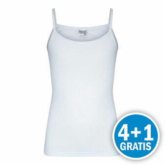 Beeren Meisjes Hemd Britney Wit Voordeelpakket