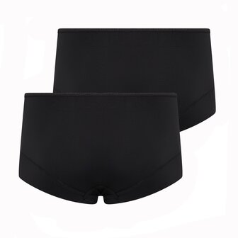 Beeren Meisjes Elegance Short Zwart 2-Pack Voordeelpakket