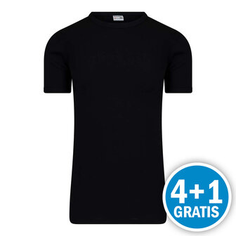 Beeren M3000 Heren T-shirt Extra Lang Zwart  Voordeelpakket