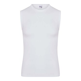 Beeren Young Heren Mouwloos Shirt Wit Voordeelpakket