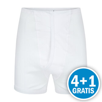 Beeren Heren Sportbroek 3579 Wit Voordeelpakket