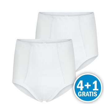 Beeren Heren Startex Tailleslip Wit 2-Pack Voordeelpakket