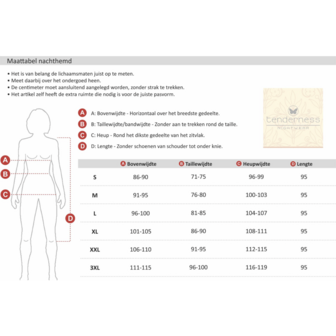 Tenderness Damesnachthemd Petrol Green