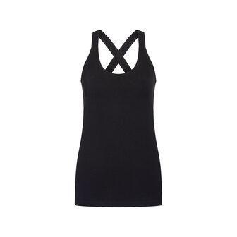 Beeren Cotton Stretch Dames Top Celine &ndash; Zwart