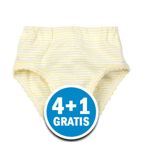 Beeren Meisjes Slip Cindy Geel 2-Pack Voordeelpakket