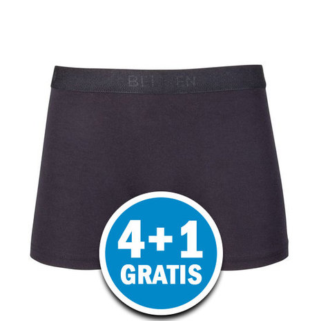 Beeren Young Meisjes Boxer Zwart 2-Pack Voordeelpakket
