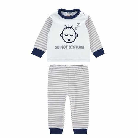 Beeren Baby Pyjama Do Not Disturb Grijs Voordeelpakket