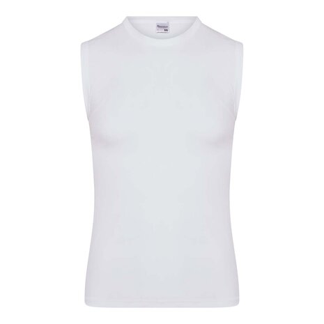 Beeren Young Heren Mouwloos Shirt Wit Voordeelpakket