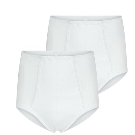 Beeren Heren Startex Tailleslip Wit 2-Pack Voordeelpakket
