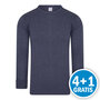 Beeren Heren Thermo Shirt Lange Mouw Marine Voordeelpakket