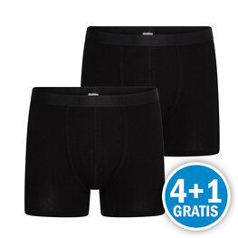 Beeren Heren Boxershort Dylan Met Gulp Zwart 2-Pack Voordeelpakket