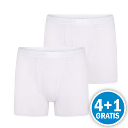 Beeren Heren Boxershort Dylan Met Gulp Wit 2-Pack Voordeelpakket