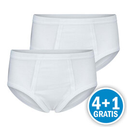 Beeren Jongens M3000 Slip Gulp Wit 2-Pack Voordeelpakket