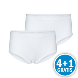 Beeren Meisjes Slip Patricia Wit 2-Pack Voordeelpakket