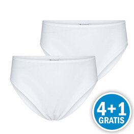 Beeren Meisjes Slip Britney Wit 2-Pack Voordeelpakket