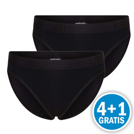 Beeren Young Meisjes Slip Zwart 2-Pack Voordeelpakket