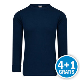 Beeren Heren M3000 Shirt Lange Mouw Donkerblauw Voordeelpakket