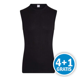 Beeren Heren Mouwloos Shirt M3000 Zwart  Voordeelpakket