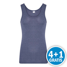 Beeren Heren M55 Hemd Denim blauw Voordeelpakket