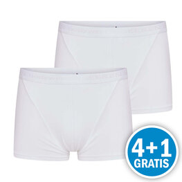 Beeren Young Heren Boxershort Wit  2-Pack Voordeelpakket