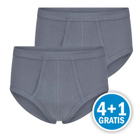 Beeren Heren M3000 Slip Gulp Staalgrijs 2-Pack Voordeelpakket