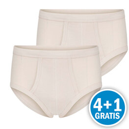 Beeren Heren  M3000 Slip Gulp Beige 2-Pack Voordeelpakket