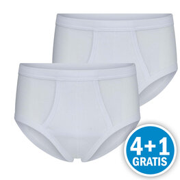Beeren Heren M3000 Slip Gulp Wit 2-Pack Voordeelpakket