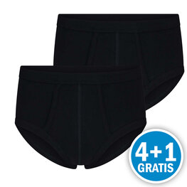 Beeren Heren M3000 Slip Gulp Zwart 2-Pack Voordeelpakket