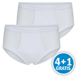 Beeren Heren Briljant Slip Gulp Wit 2-Pack Voordeelpakket