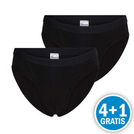 Beeren Comfort Feeling Heren Slip Zwart 2-Pack Voordeelpakket