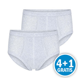 Beeren Heren M3000 Slip Grijs Melee 2-Pack Voordeelpakket
