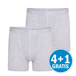 Beeren Heren Boxershort Roger Grijs Melee 2-Pack Voordeelpakket
