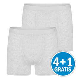 Beeren Heren Boxershort Dylan Met Gulp Grijs Melee 2-Pack Voordeelpakket