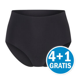 Beeren invisible Dames maxi slip Nel zwart  2-pack