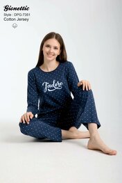 Gionettic Damespyjama – Jade Navy