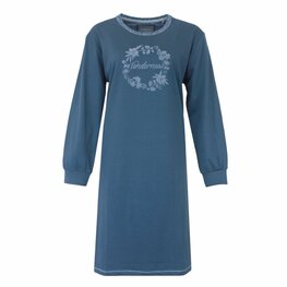 Tenderness Damesnachthemd – Petrol Blauw