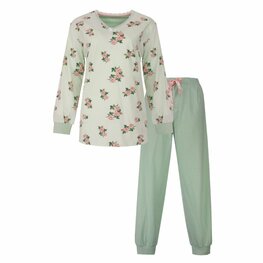 Irresistible tricot dames pyjama Cameo Green
