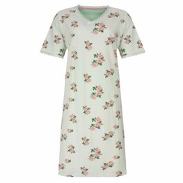 Tenderness tricot dames nachthemd korte mouw Cameo Green