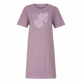 Tenderness tricot dames nachthemd korte mouw Lila