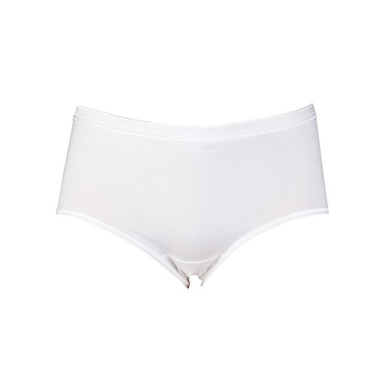 4+1 Beeren Comfort Feeling Dames Midislip Wit 2-Pack Voordeelpakket